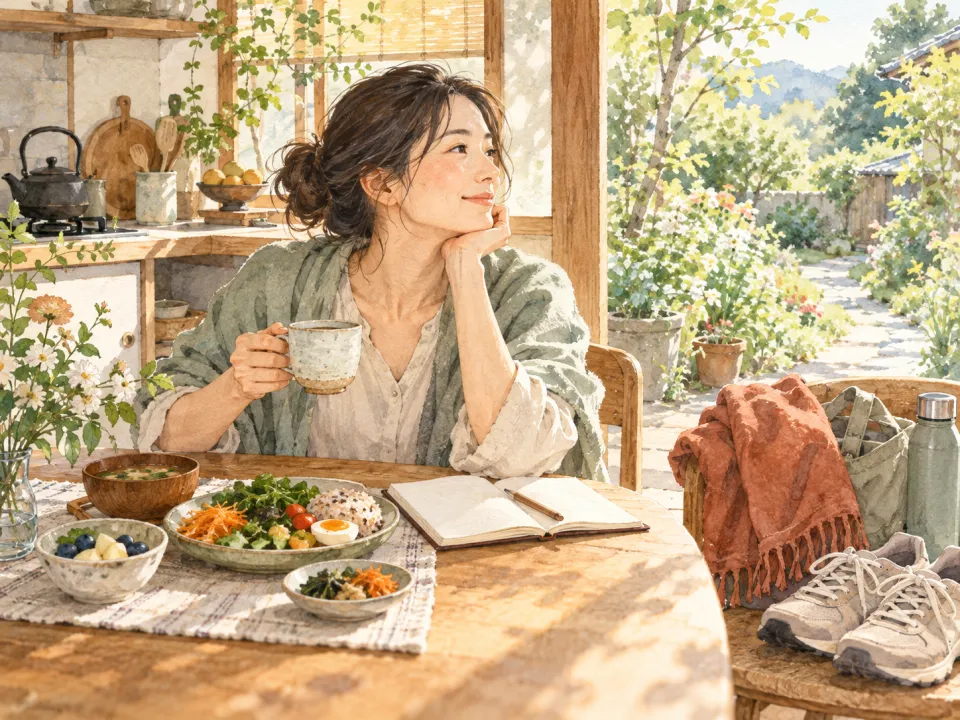 「正しい≠健康」の内容を描いた養生堂のイラスト